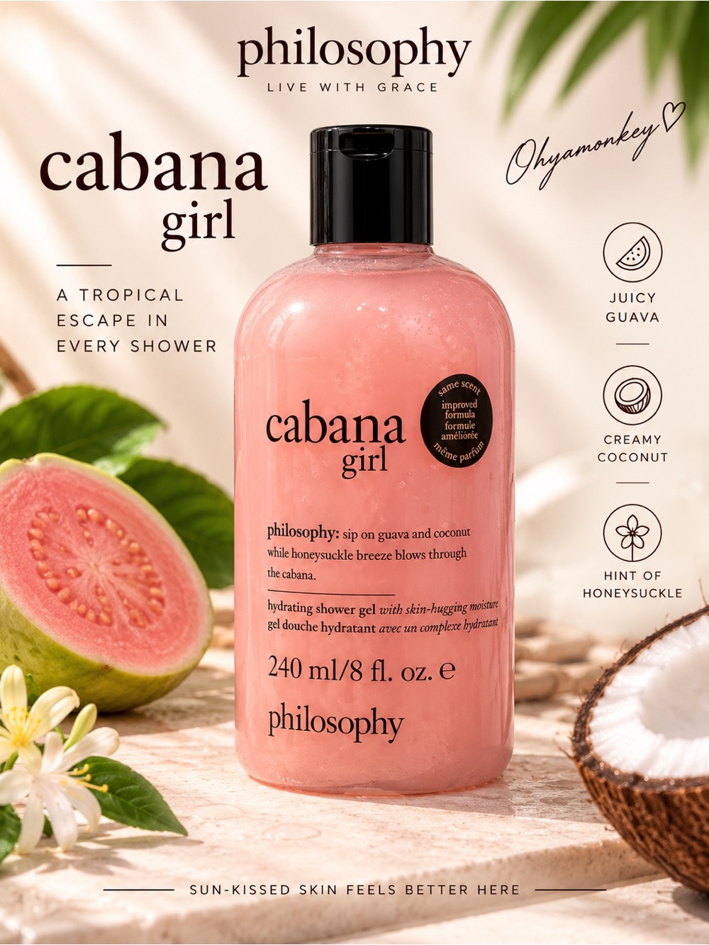philosophy Cabana Girl Hydrating Shower Gel 240ml